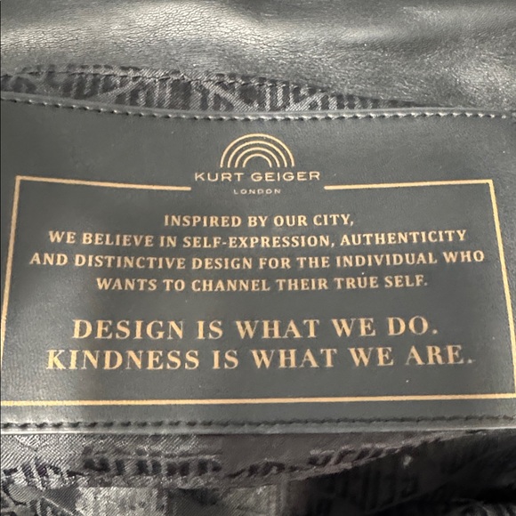 Kurt Geiger Black Leather Bag - Picture 3 of 14